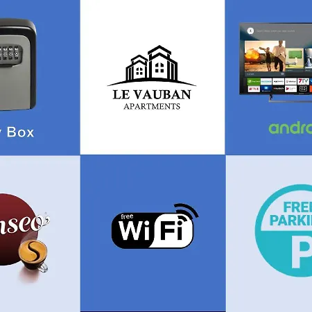 Le Vauban - Appartement 2 Chambres, Salon, Cuisine Equipee, Parking Et Wifi Gratuit Mülhausen Exterior foto